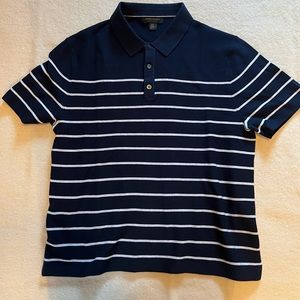 Banana republic striped Nautical sweater polo